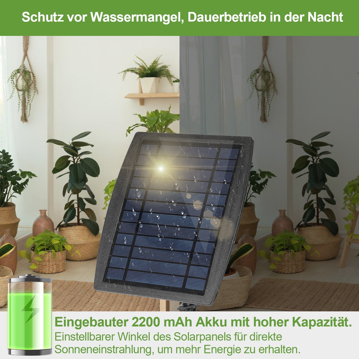 Cosmo Go Solar Bewässerungssystem Pflanzenbewässerung