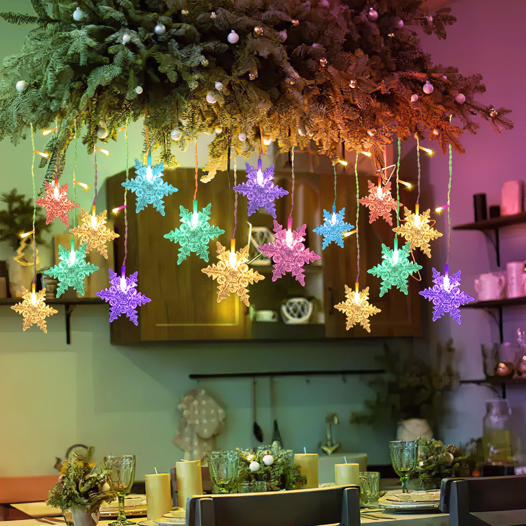 Cosmo Go LED Lichterkette Schneeflocke IP44