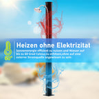 Cosmo Go 20L Solardusche mit Duschkopf Inkl Schutzhaube und Handbrause