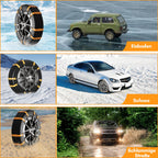 Cosmo Go Schneeketten Ketten Notfall Anti-Rutsch 10 Stück