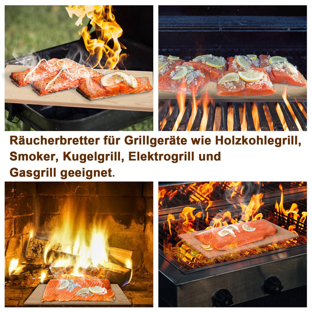 Cosmo Go Räucherbretter Grillplanken 6er Set