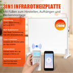 Cosmo Go Infrarotheizung Thermostat APP Fernbedienung 300-1200 W
