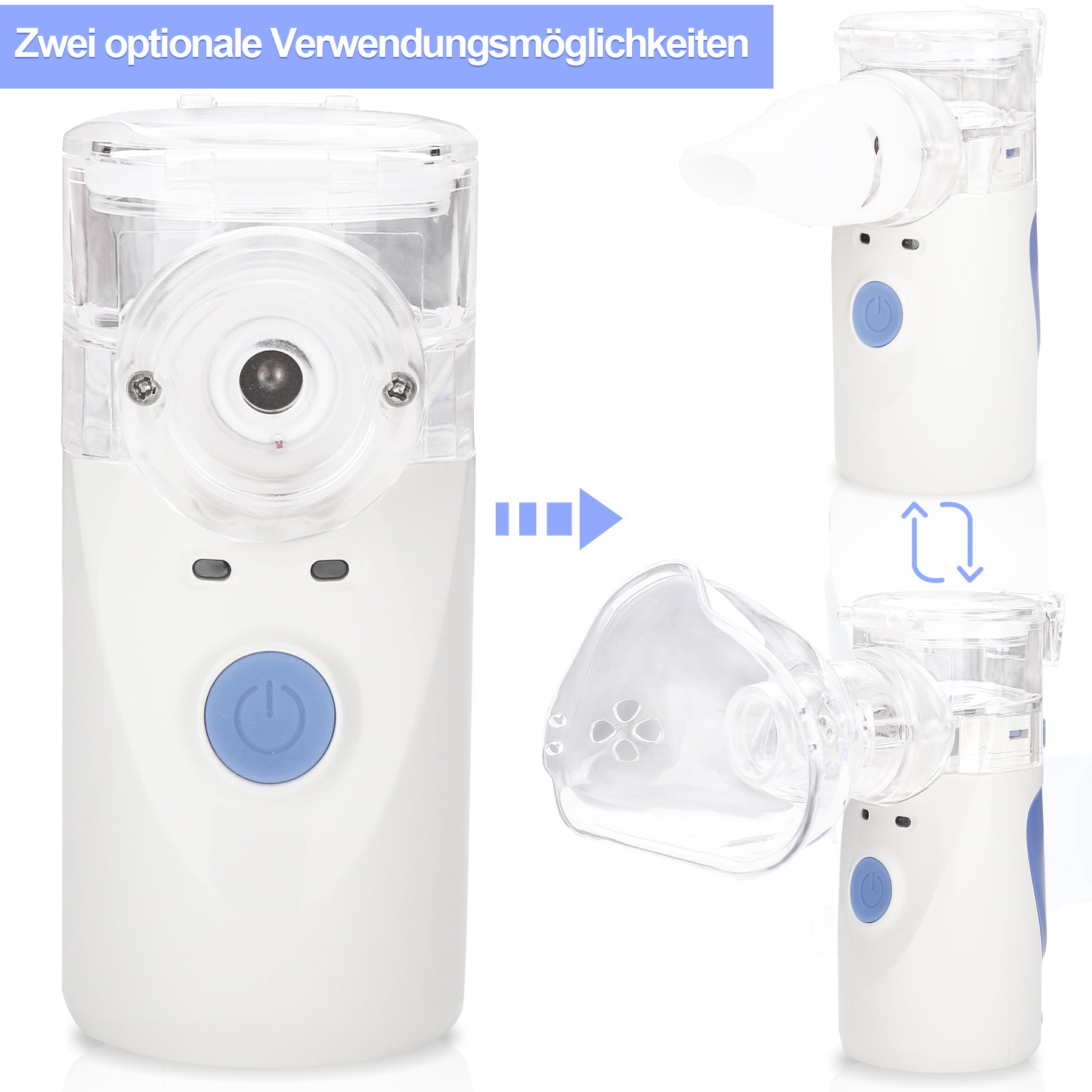 Cosmo Go Inhalator Vernebler Inhaliergerät für Erwachsene Kinder