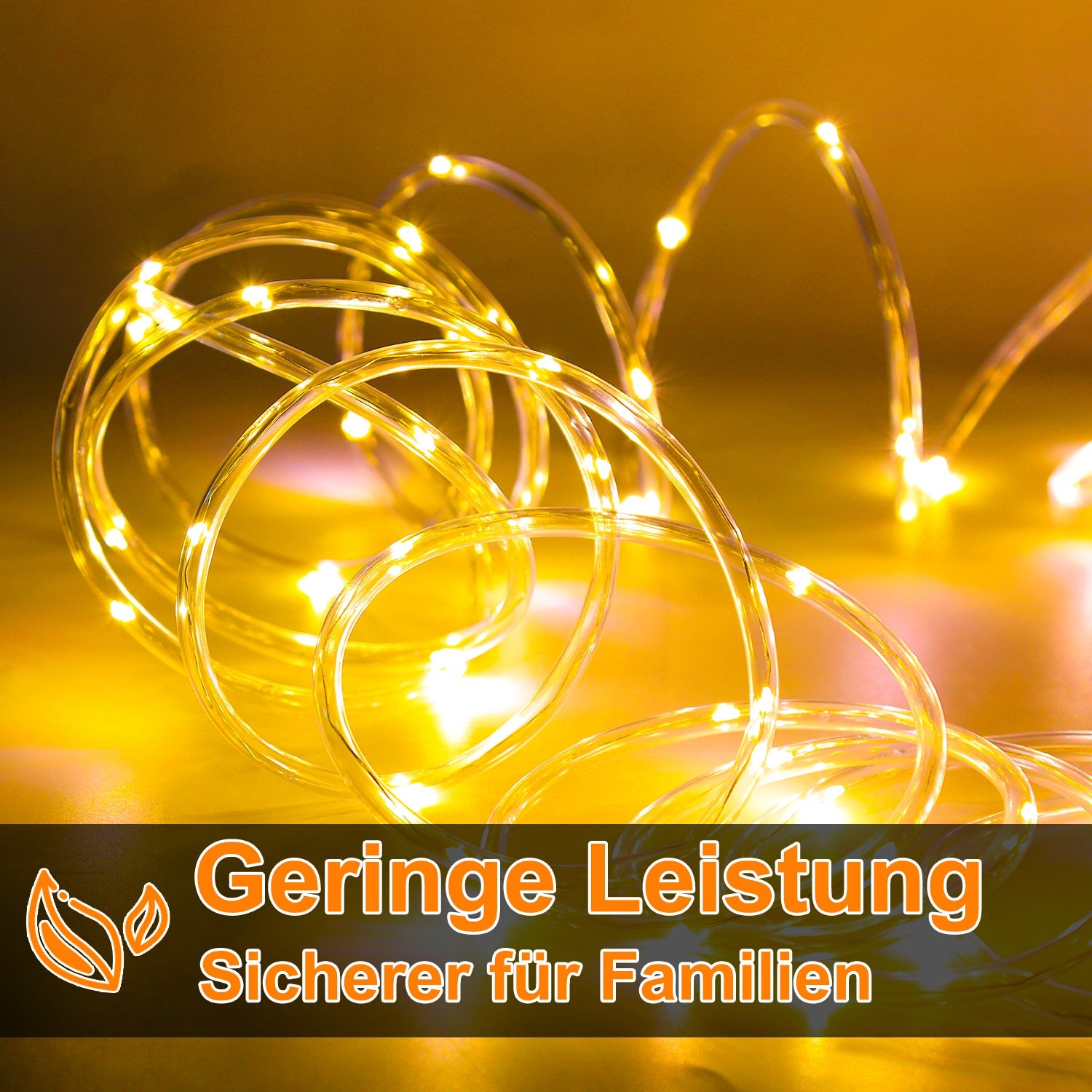 Cosmo Go LED Lichterschlauch mit Timer und 8 Modi 10m-50m