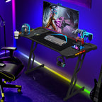 Cosmo Go Gaming Schreibtisch Gaming Tisch 120/140cm mit LED Fernbedienung