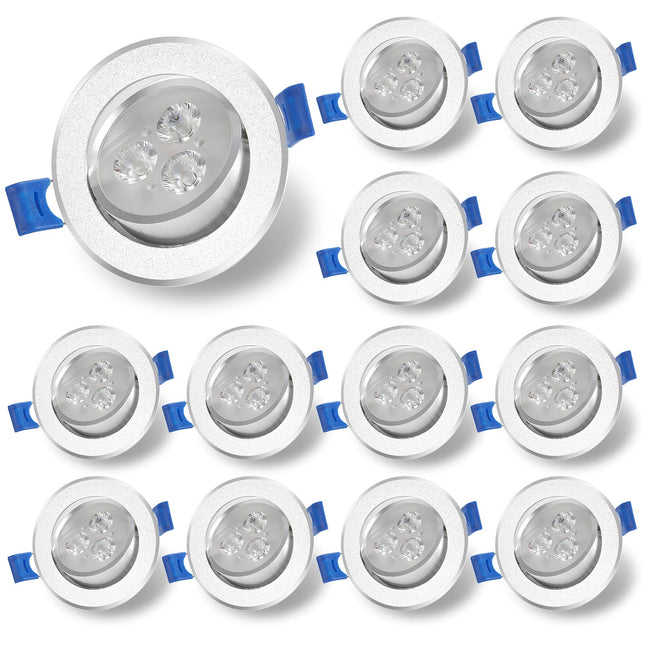 Cosmo Go LED Einbaustrahler 20x 3W Kaltweiß/Warmweiß Extra flach Hover Image