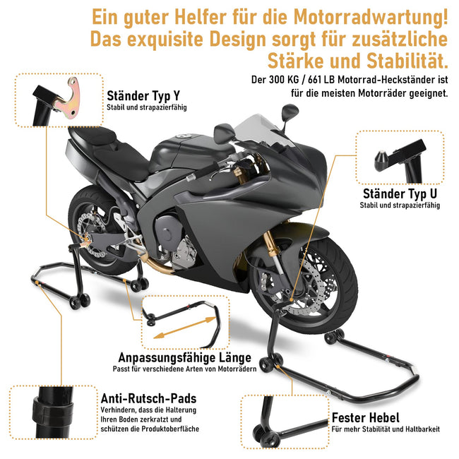 Cosmo Go Motorradständer Motorradheber Vorne/Hinten Main Image