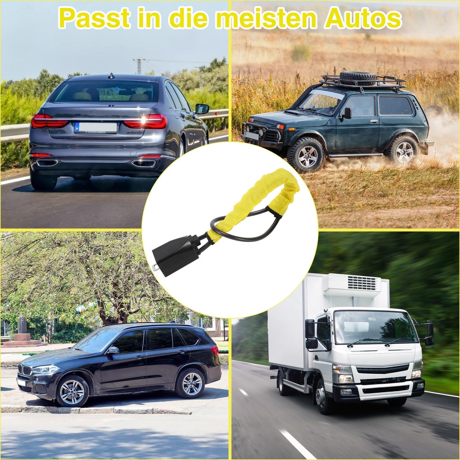 Cosmo Go Lenkradkralle Lenkradschloss für Auto