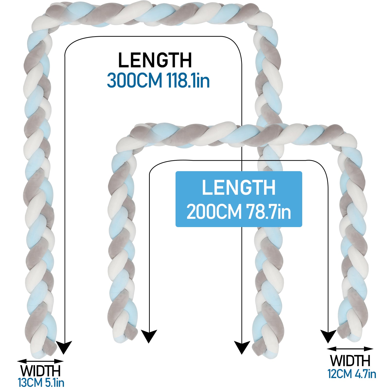 Cosmo Go Bettnestchen Bettumrandung 2m/3m