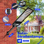 Cosmo Go Solarlampen Straßenlaterne mit Bewegungssensor 300W/400W