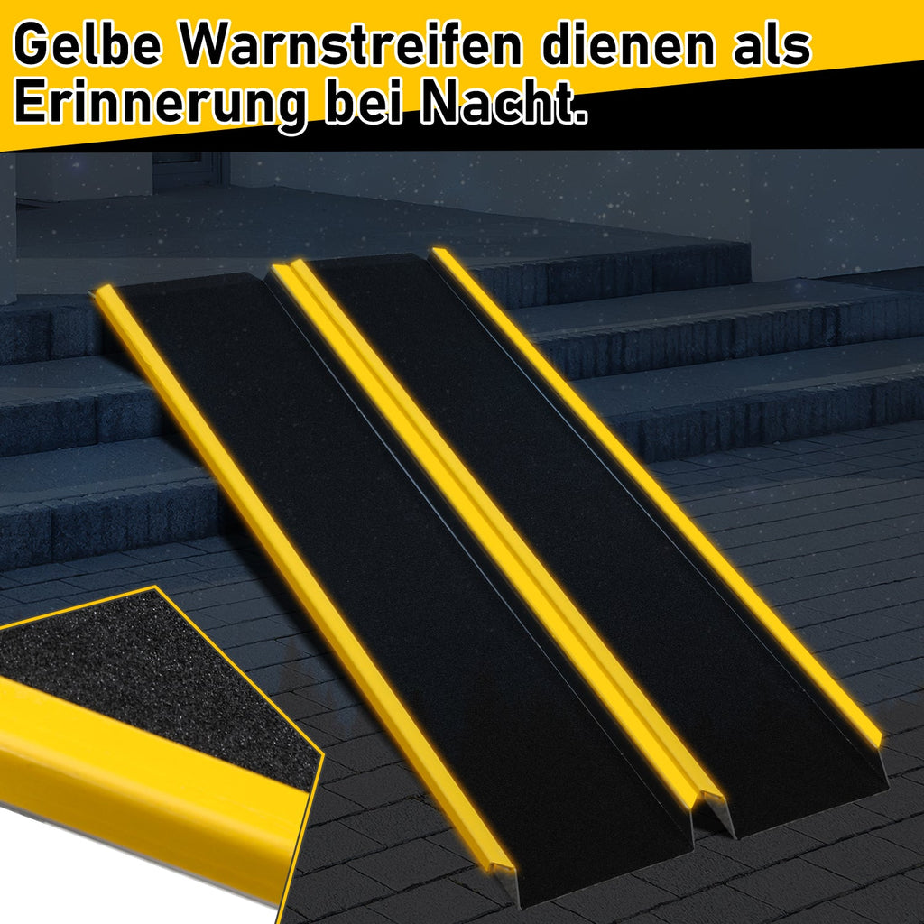 Cosmo Go Auffahrrampe Aluminium Auto Laderampe 2X