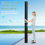 Cosmo Go Solardusche 35L Solardusche Gartendusche Inkl. Schutzhaube