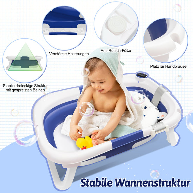 Cosmo Go Baby Badewanne Faltbare mit Thermometer Main Image