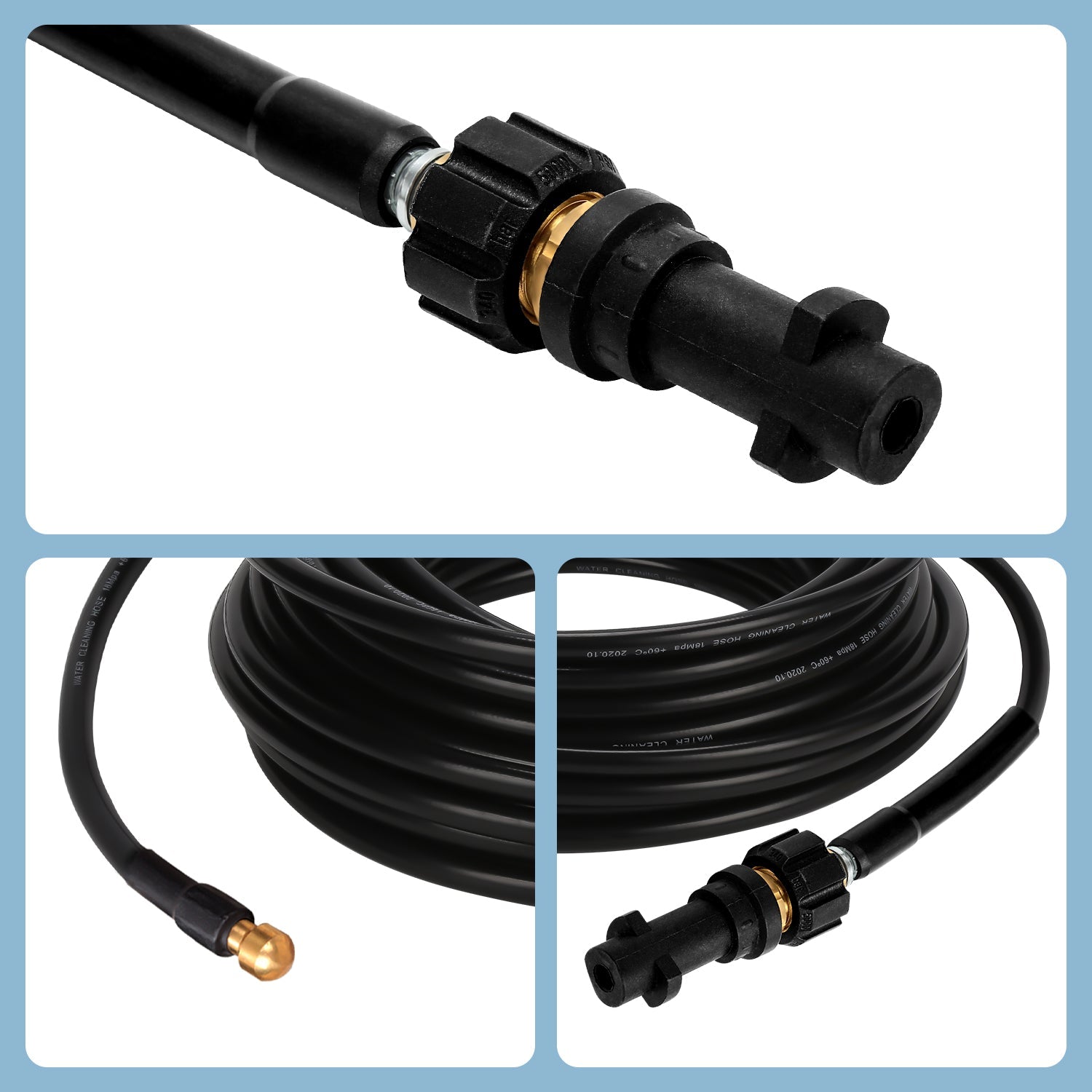 Cosmo Go Rohrreinigungsschlauch 10m-30m 180 bar