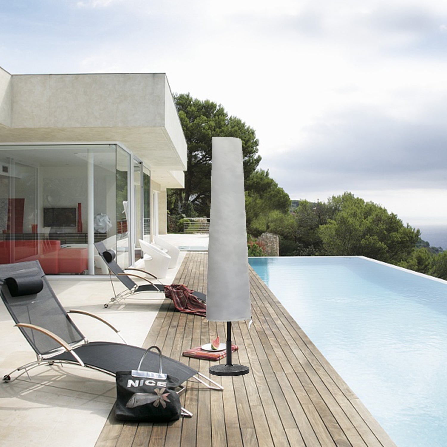 Cosmo Go Ø 350 Sonnenschirmhülle Rechteckig UV-Schutz