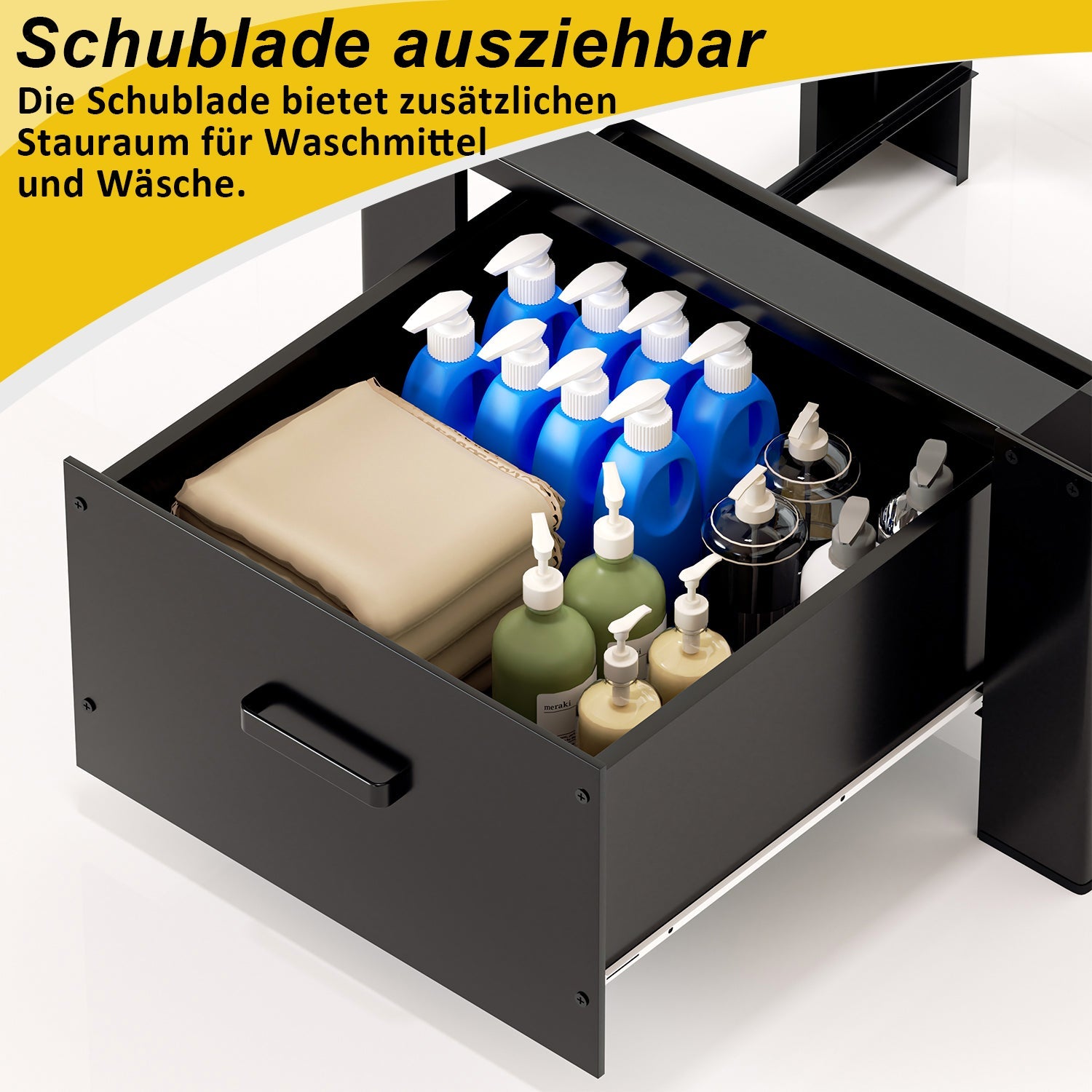 Cosmo Go Waschmaschinen Untergestell mit Schublade