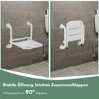 Cosmo Go Duschklappsitz Duschhocker Wandmontage