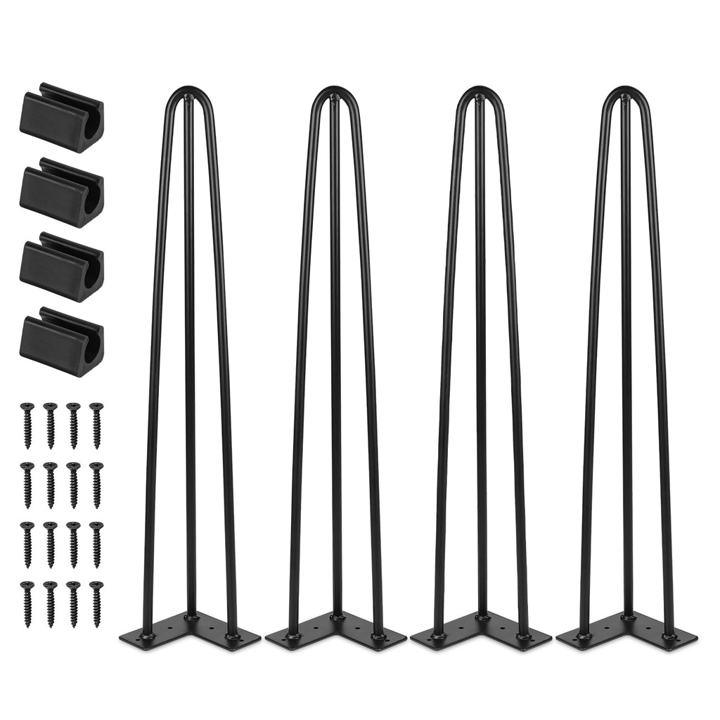 Cosmo Go Hairpin Legs Tischbeine Metall schwarz