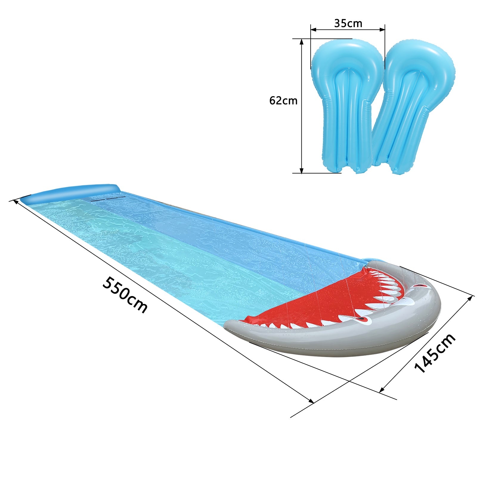 Cosmo Go Kinder Wasserrutsch PVC Rasen Pool