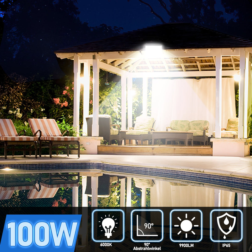Cosmo Go LED Außenstrahler Kaltweiß IP65 50W-200W