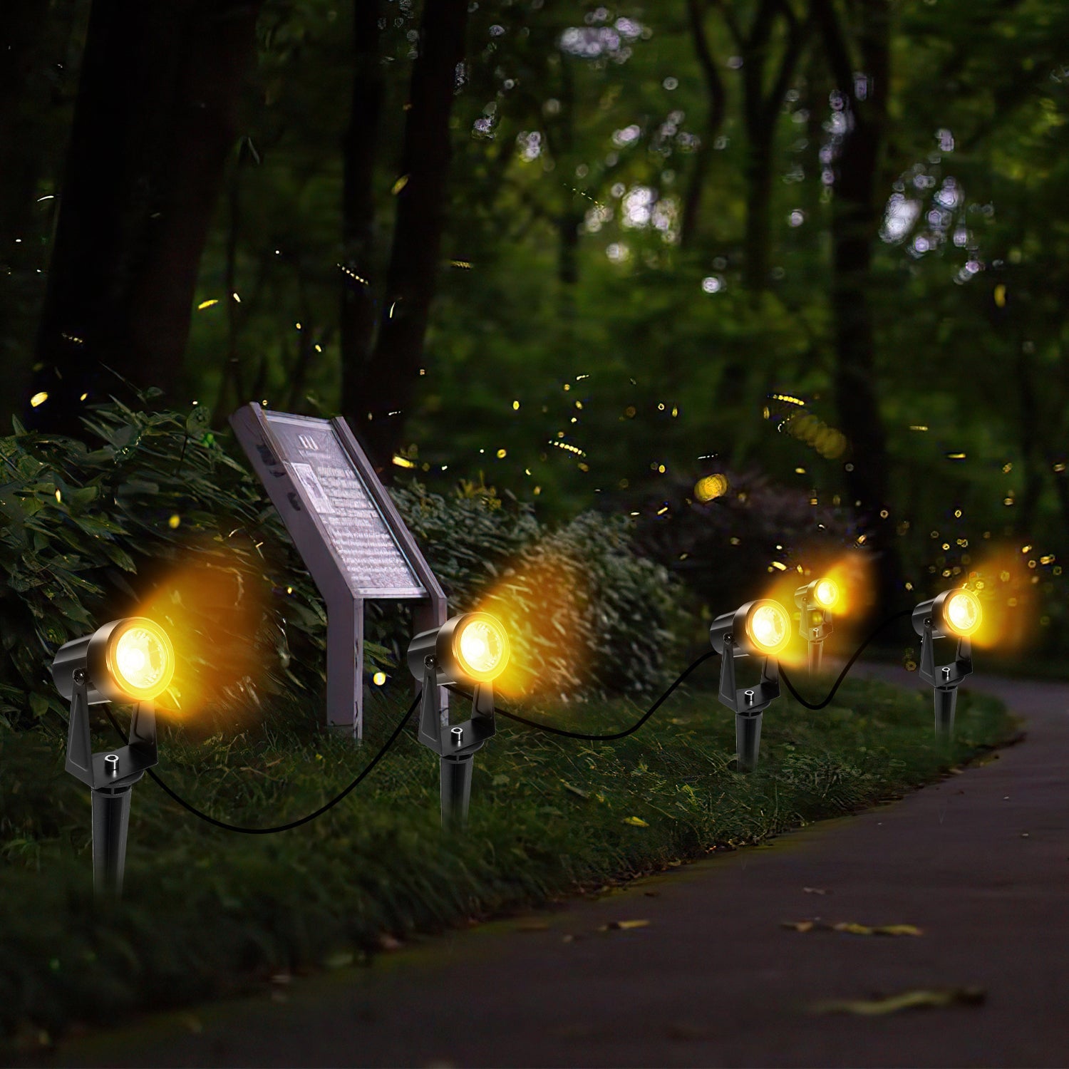 Cosmo Go LED Gartenbeleuchtung Gartenleuchte Warmweiß IP65 6er Set