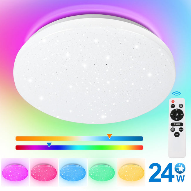 Cosmo Go 24W LED Deckenleuchte RGB mit Sternenhimmel-Effekt Hover Image