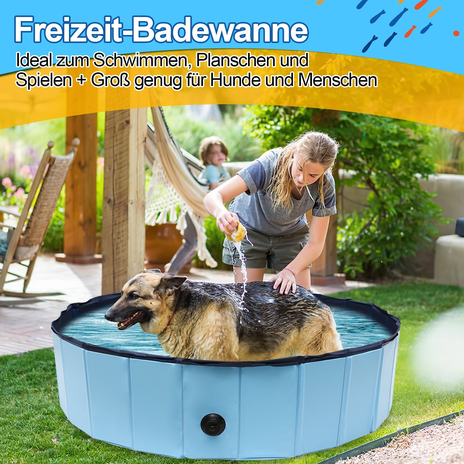 Cosmo Go Hundepool Faltbarer Swimmingpool