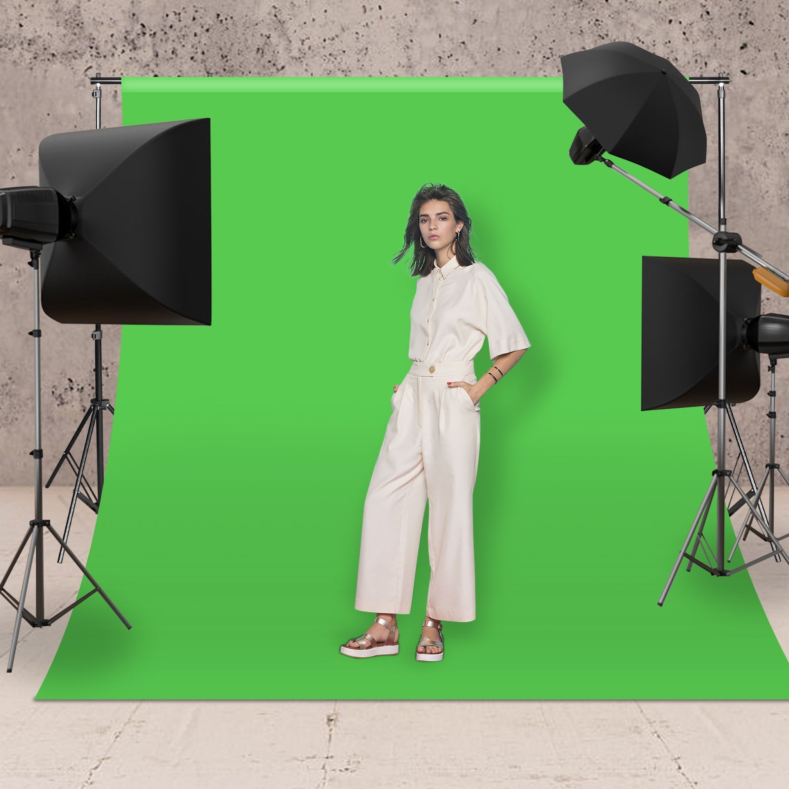 Cosmo Go 3x2M Hintergrundsystem Mit Hintergrund Fotostudio