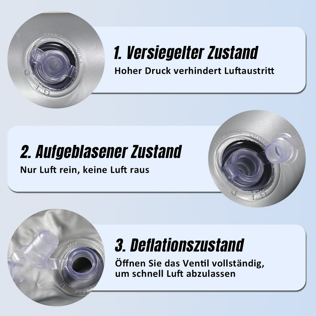 Cosmo Go Luftbett Auto Luftmatratze mit Kopfkissen