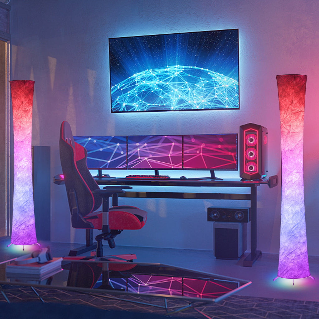 Cosmo Go LED Stehlampe Dimmbar RGB mit Fernbedienung APP