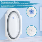Cosmo Go Babywanne mit Ständer Faltbare mit Thermometer