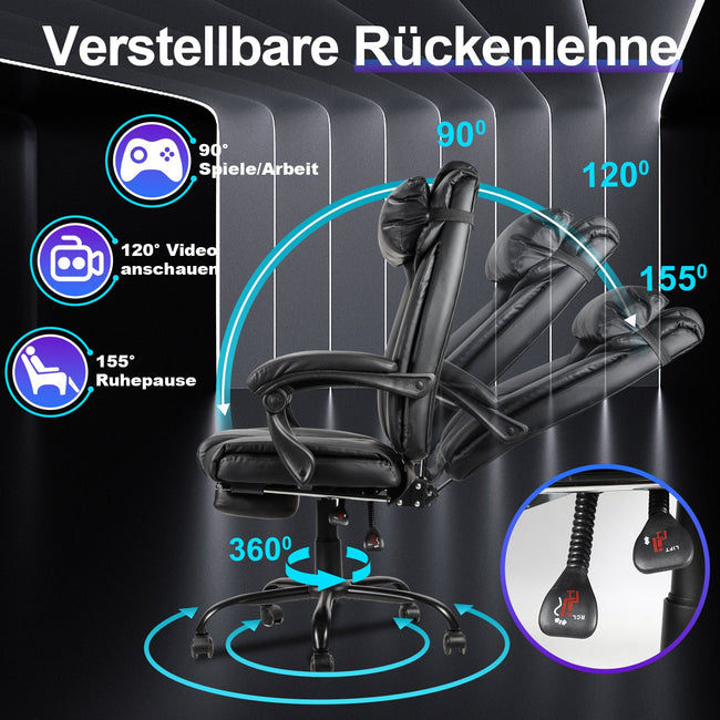Cosmo Go Drehstuhl Höhenverstellbar Bürostuhl 360° frei Drehbar Main Image