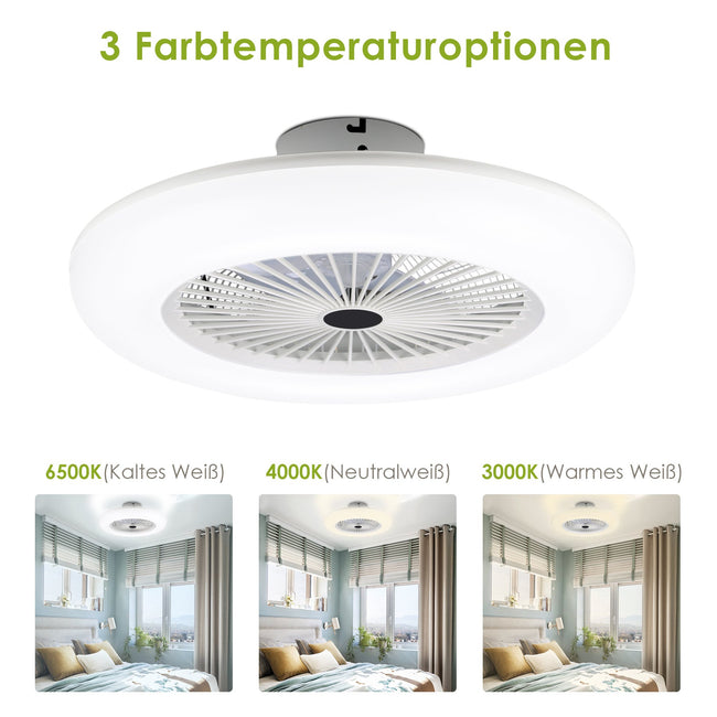 Cosmo Go Deckenventilator mit Beleuchtung 80W Main Image