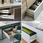 Cosmo Go 1 Paar Vollauszüge Schubladenschienen 35 Kg Tragkraft