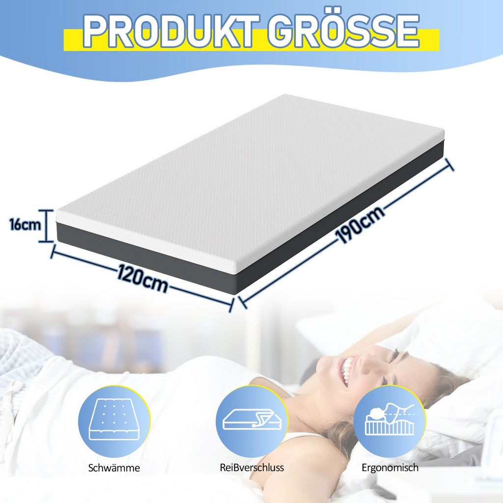 Cosmo Go Matratze Memory-Schaummatratze Ergonomische H3