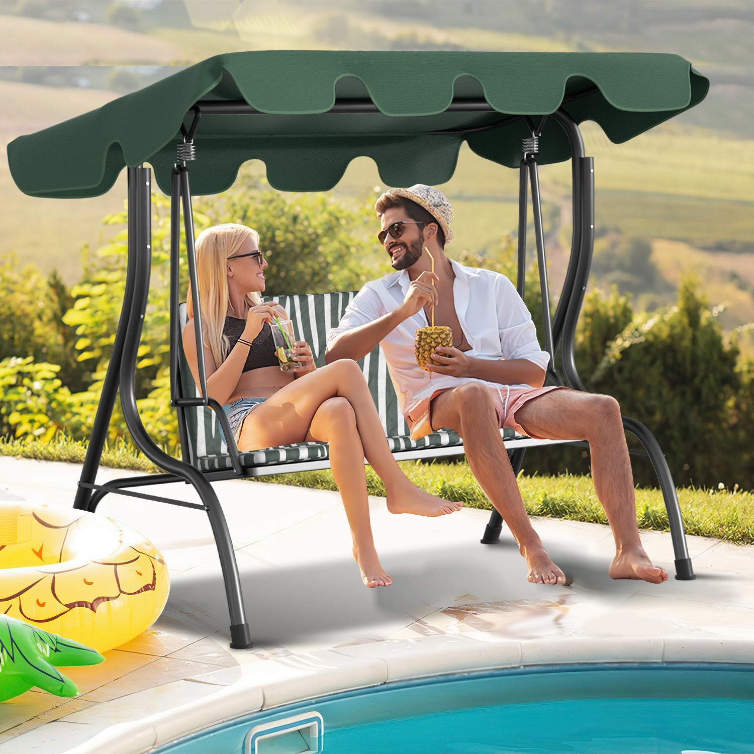 Cosmo Go Ersatzdach für Hollywoodschaukel Universal 210x145cm