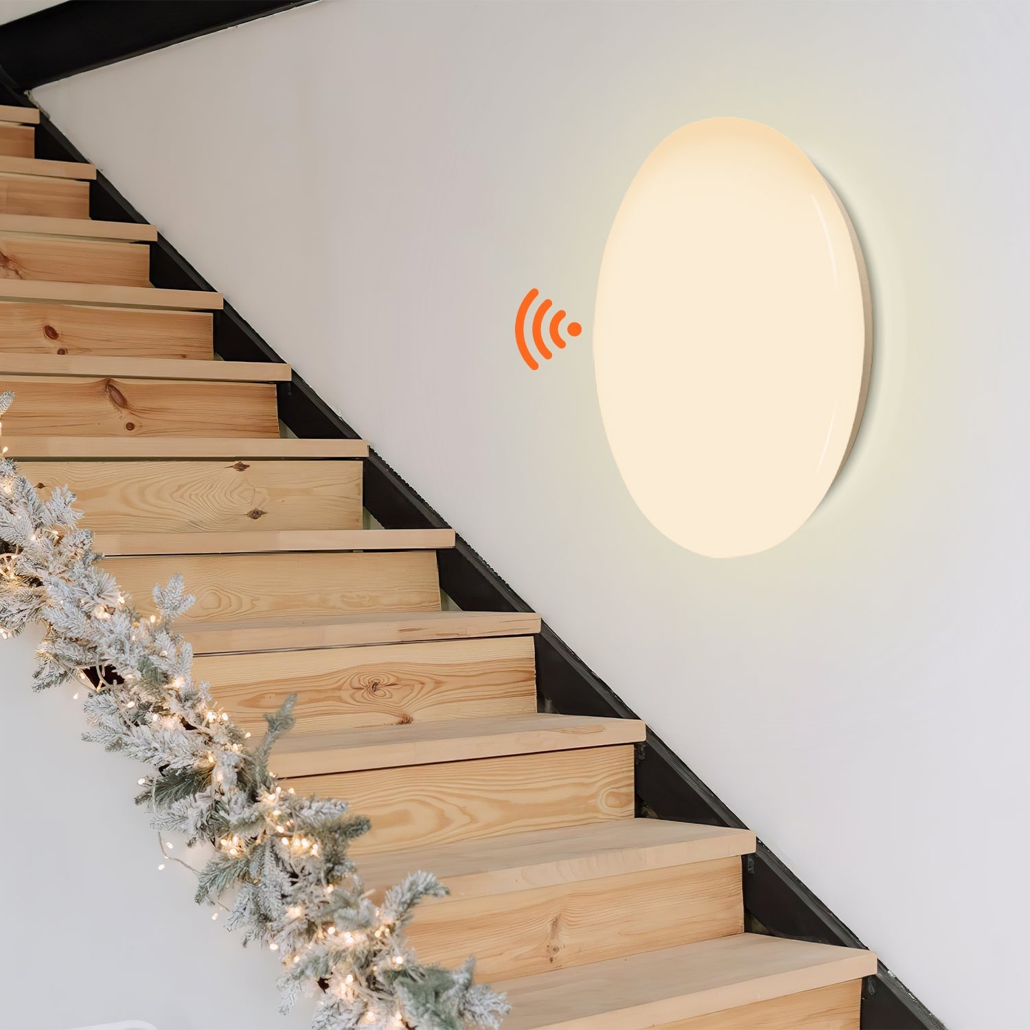 Cosmo Go LED Deckenlampe mit Bewegungsmelder 12W Warmweiß