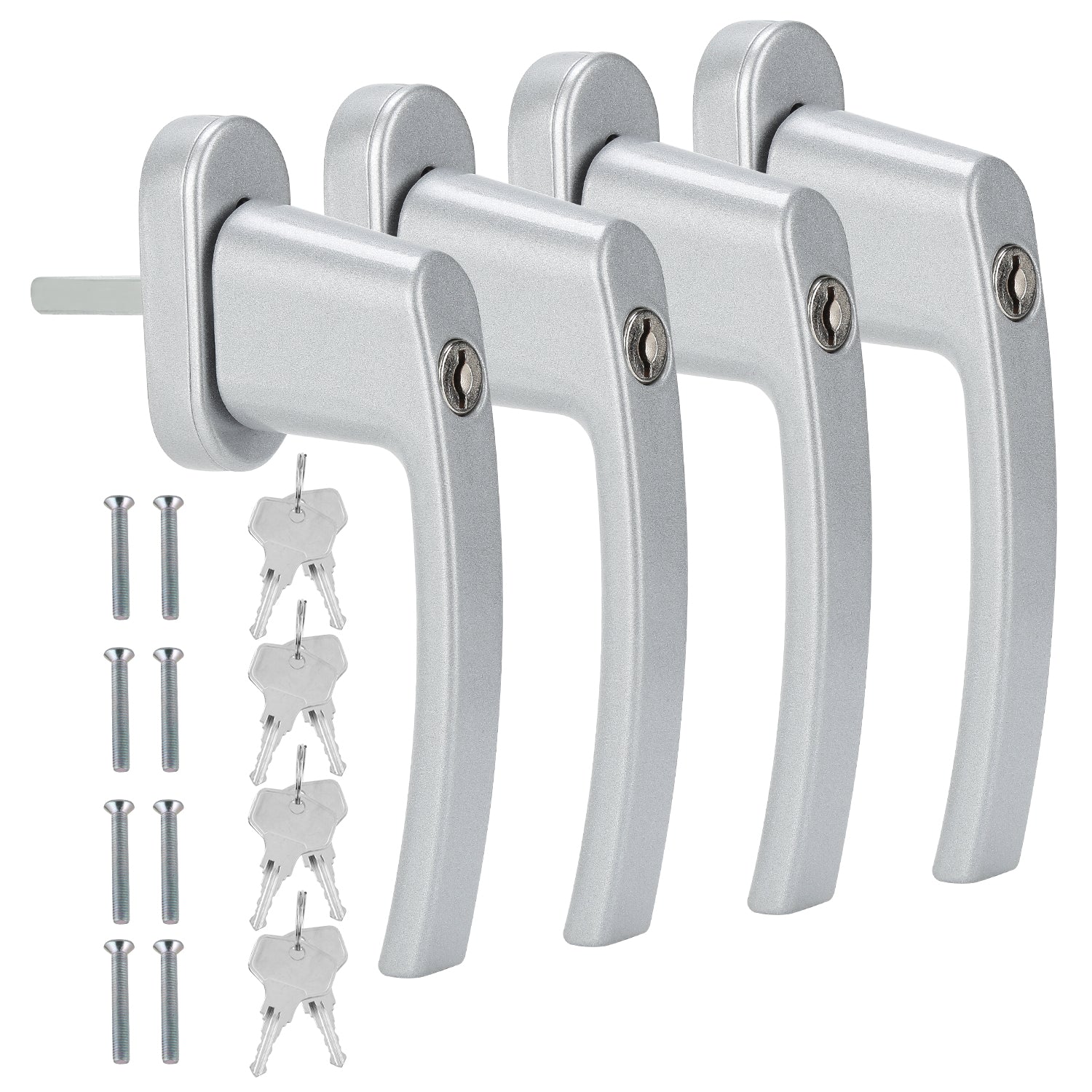 Cosmo Go Fenstergriff Abschließbar Aluminium mit Key