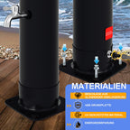 Cosmo Go 20L Solardusche mit Duschkopf Inkl Schutzhaube und Handbrause