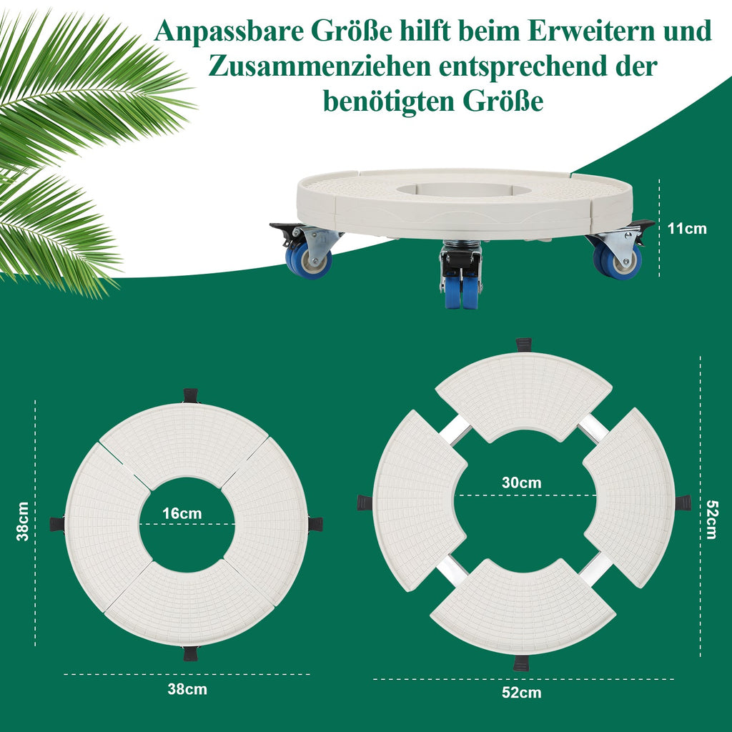 Cosmo Go Pflanzenroller mit Rollen Tragkraft 200 kg