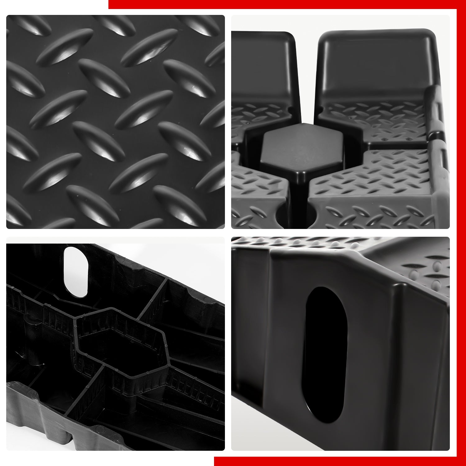 Cosmo Go 2er-Set Kunststoff Auffahrrampe bis 2.5T