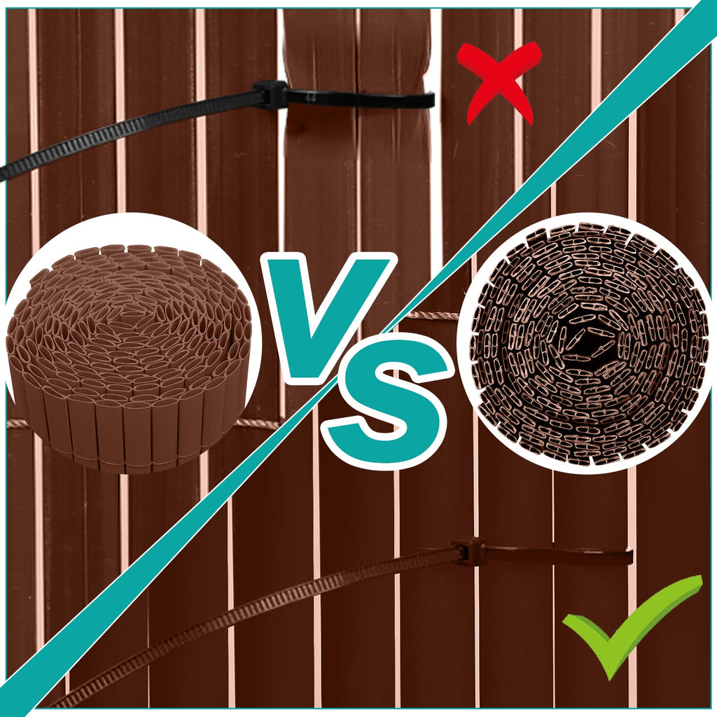 Cosmo Go PVC Sichtschutzmatte mit Kabelbindern