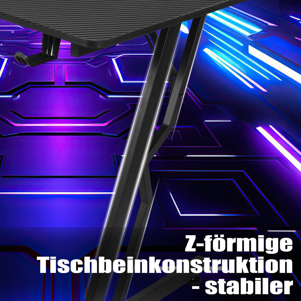 Cosmo Go Gaming Schreibtisch Gaming Tisch 120/140cm
