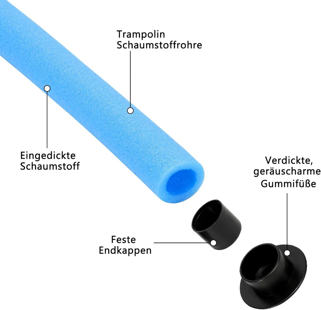 Cosmo Go Trampolin Schaumstoff Rohre Stangenschutz 92cm 16x