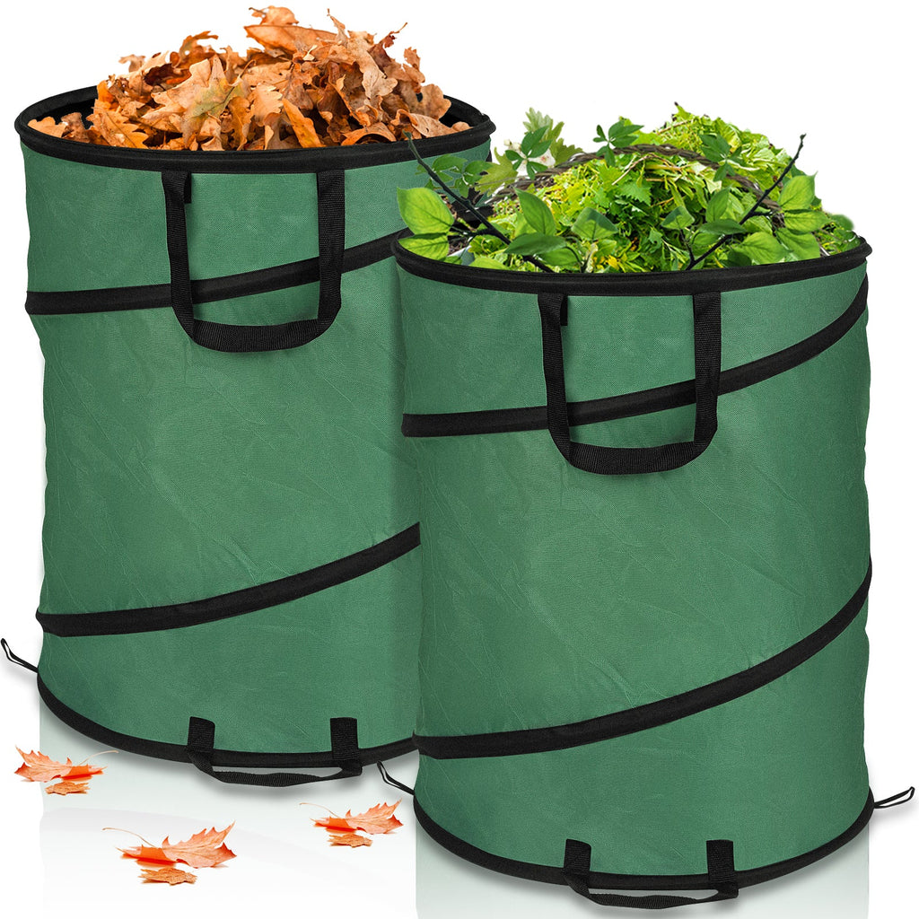 Cosmo Go Gartensack Pop Up Gartenabfallsack 170L mit Griffen