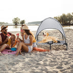 Cosmo Go Haustierbett mit Baldachin für Indoor & Outdoor