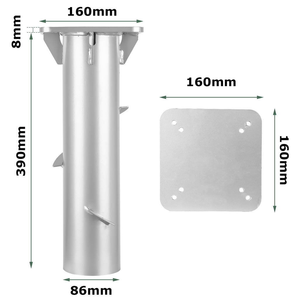 Cosmo Go Universal Bodenplatte für Sonnenschirm
