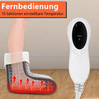 Cosmo Go Fußwärmer mit 10 Temperaturstufen Elektrische Fußheizung