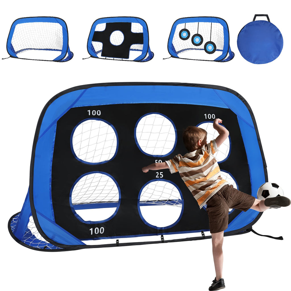 Cosmo Go Fußballtor Fussballtore-Set für Kinder 4 Spielmodi