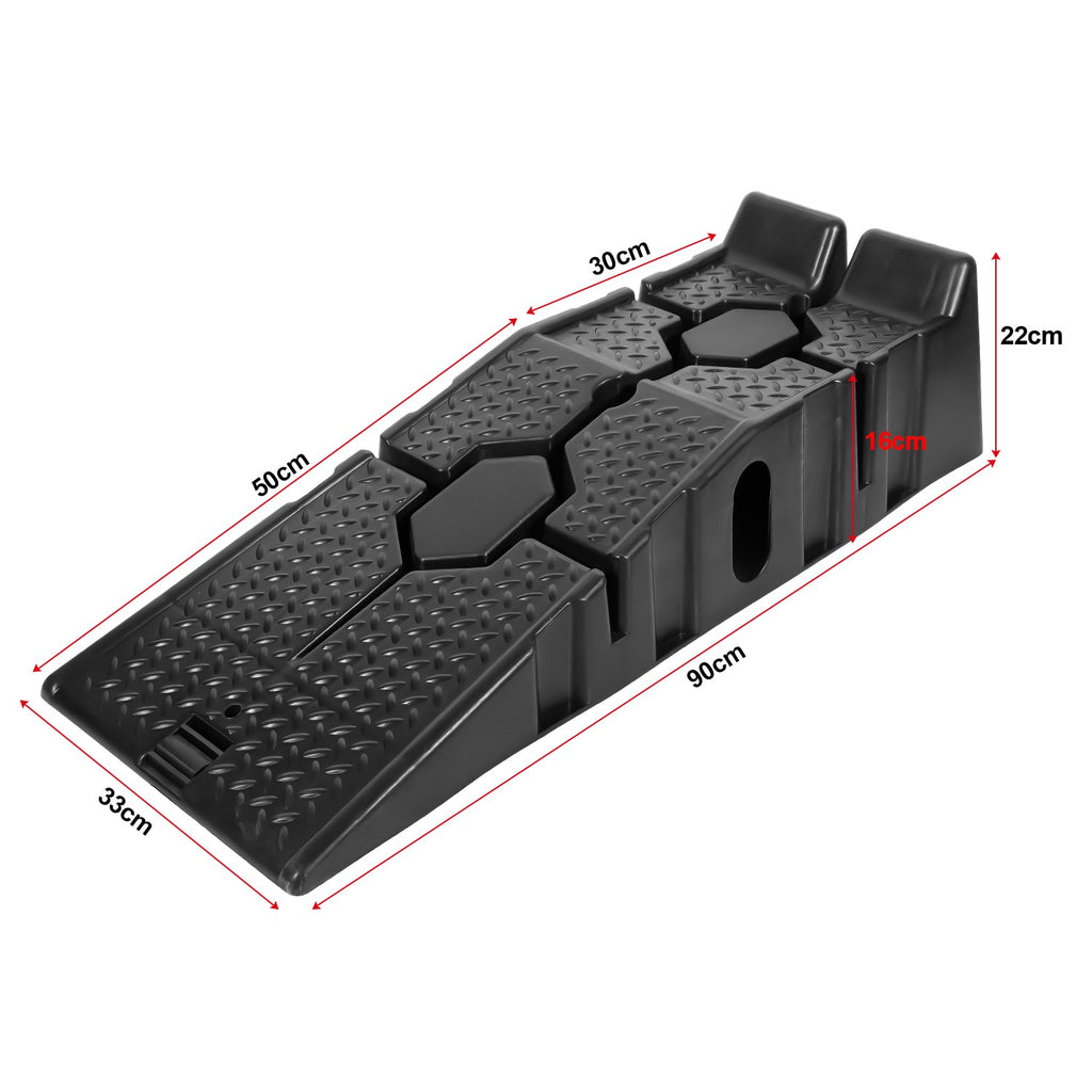 Cosmo Go 2er-Set Kunststoff Auffahrrampe bis 2.5T